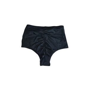 Black Booty Shorts and Garter Belt Womens Size L